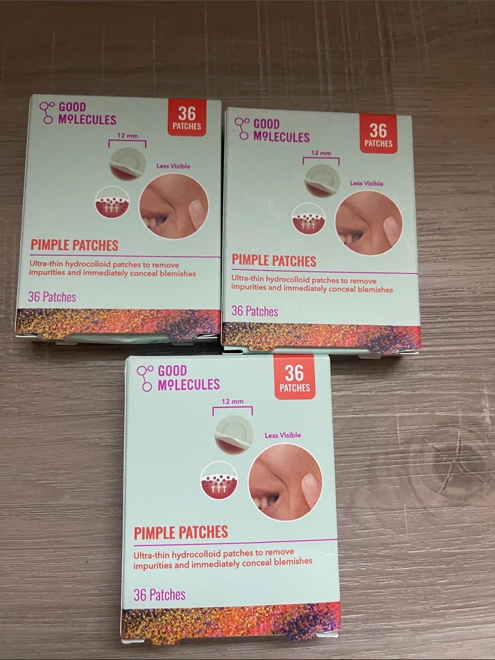 NWT good molecules Pimple Patches - 36 Patches (White/Cream)